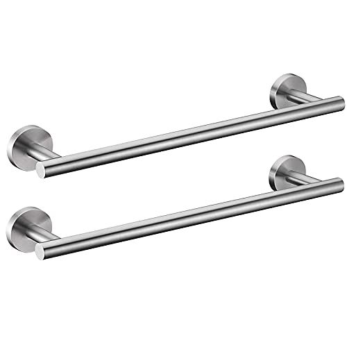 2 Pieces Brushed Nickel Bathroom Towel Bar