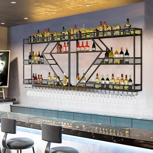 Metal Wine Rack Wall Mounted