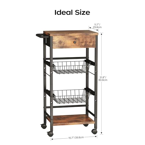 Kitchen Organizer and Storage Cart