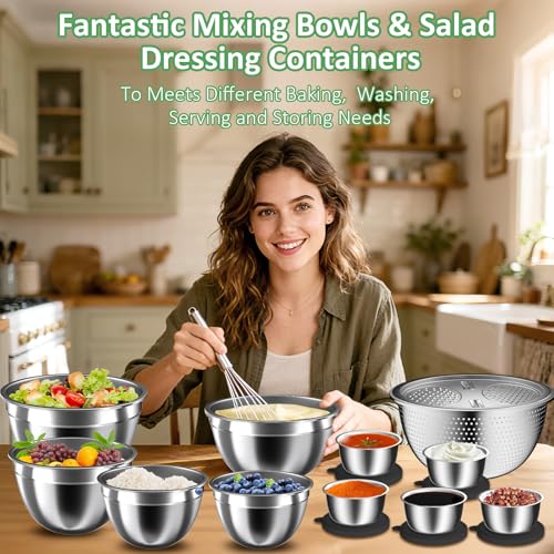 Mixing Bowls with Lids Set (Coal-Black)
