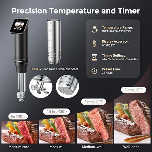 WiFi Sous Vide Cooker Ultra (Black)