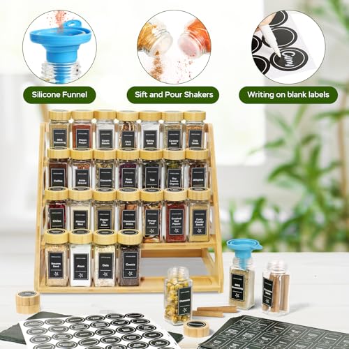 Spice Rack Tiered Spice Rack Organization for Cabinet