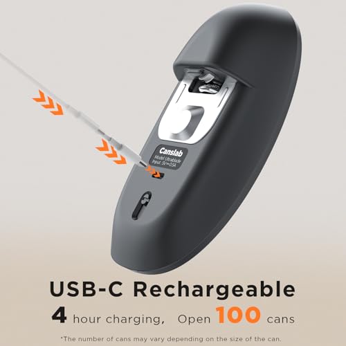 Ultrablde SE USB Rechargeable Electric Can Opener for Kitchen for Seniors with Arthritis