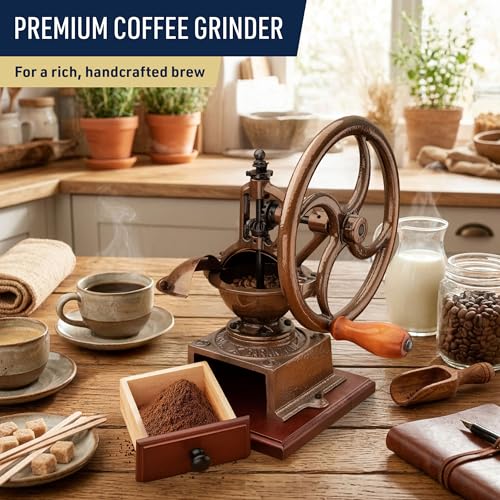 Manual Burr Coffee Grinder (Copper)