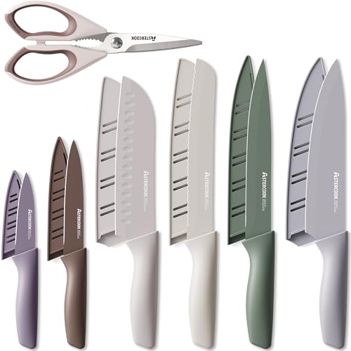 Knife Set 13 Pieces Kitchen Knives Set with Healthy Anti