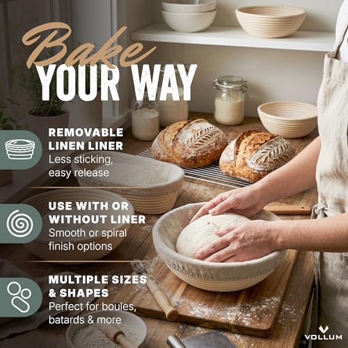 Parent Vollum Banneton Bread Proofing Basket & Liner