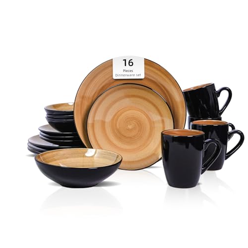 HomeVss Sonoma Stoneware Dinnerware Set