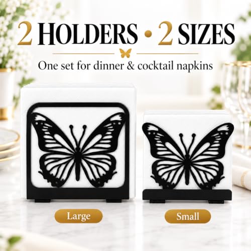 Parent 2 Pack Napkin Holder for table for everyday and beverage napkins