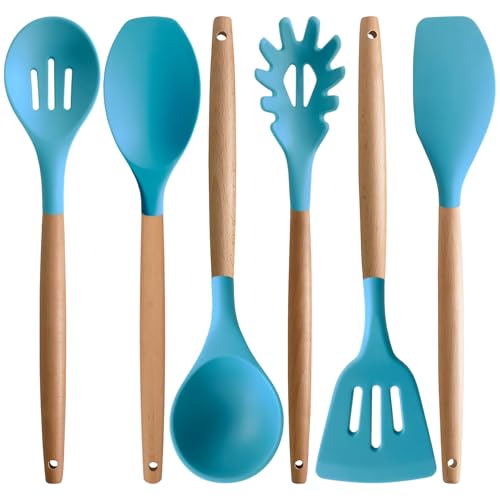 Kitchen Utensils Set 6 (Standard 6-Piece Set / Light Blue)