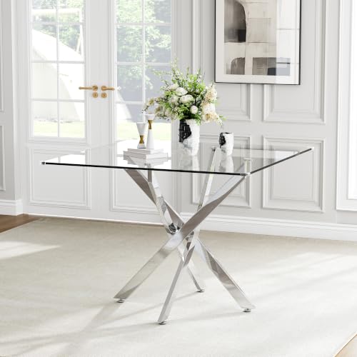 Glass Dining Table Set 666