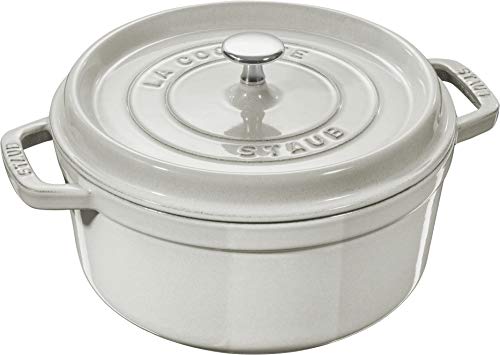 Cast Iron 5.5 (5.5-qt Round / White Truffle)