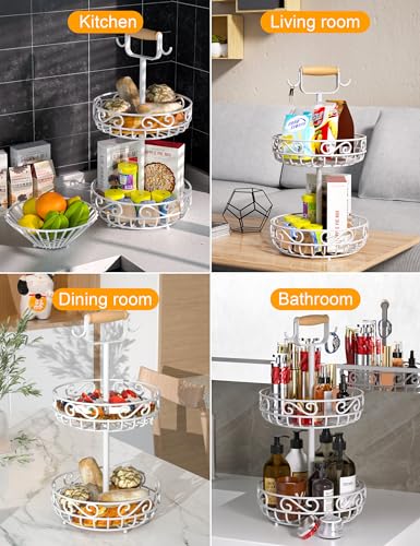 2 Tier Fruit Basket and Fruit Bowl