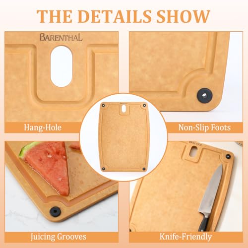 Cutting Boards for Kitchen Dishwasher (2 Pack: Large + Medium)