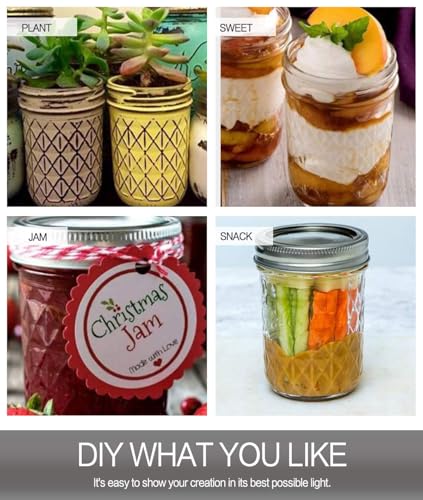 Mason Jars 8 OZ