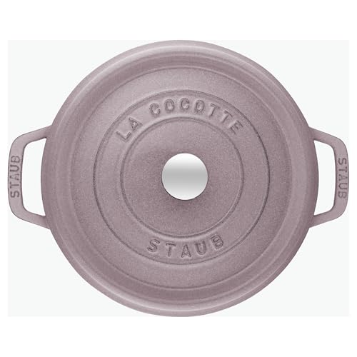 Cast Iron 7 qt Round Cocotte (7-qt Round / Lilac)
