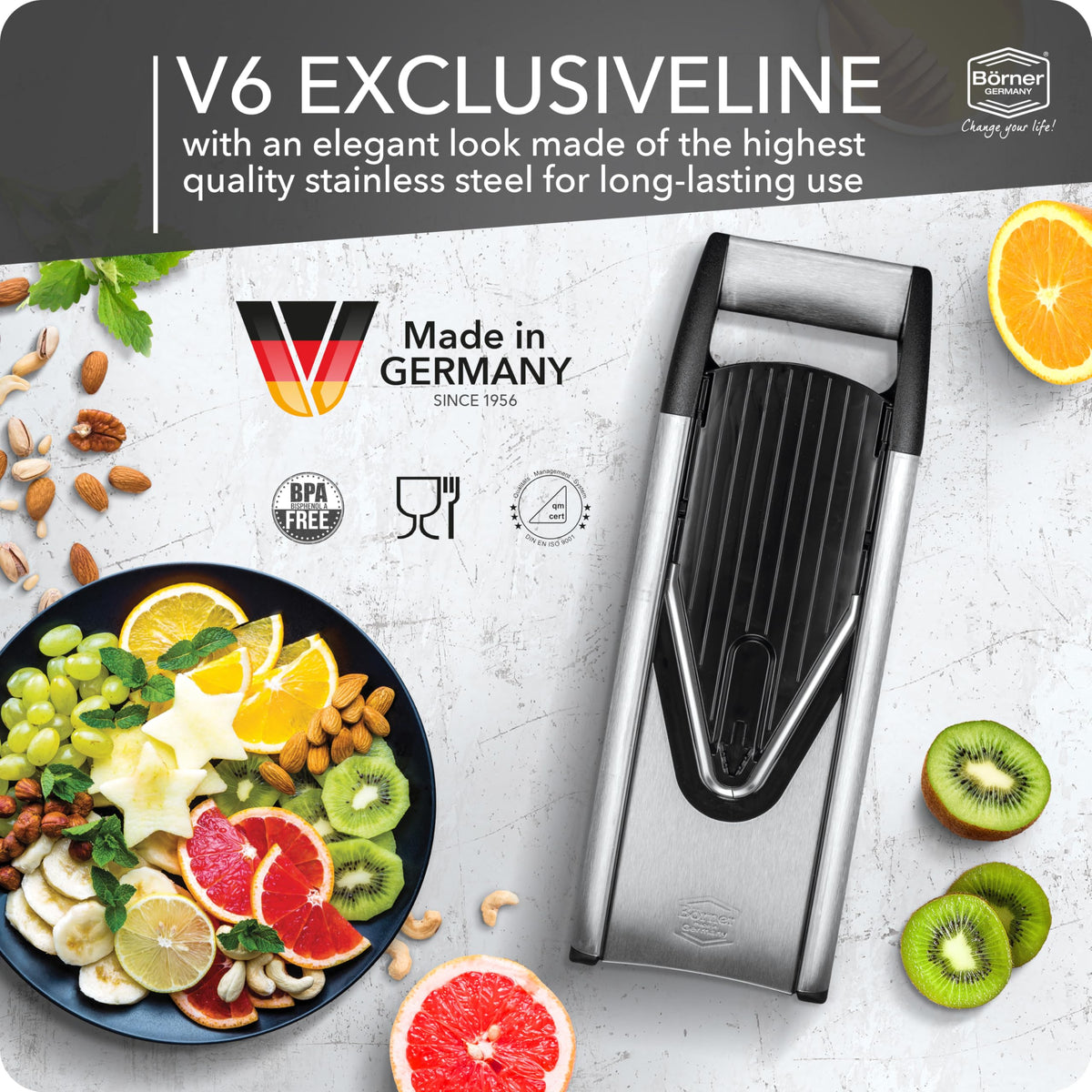 by Reston Lloyd Mandoline Slicer V6 (Professional Set)