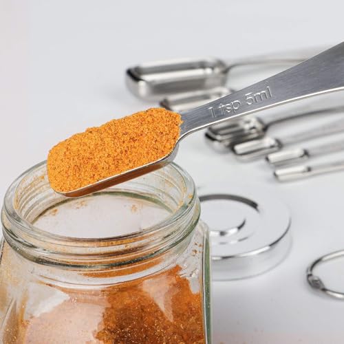 Stainless Steel Narrow Measuring Spoons