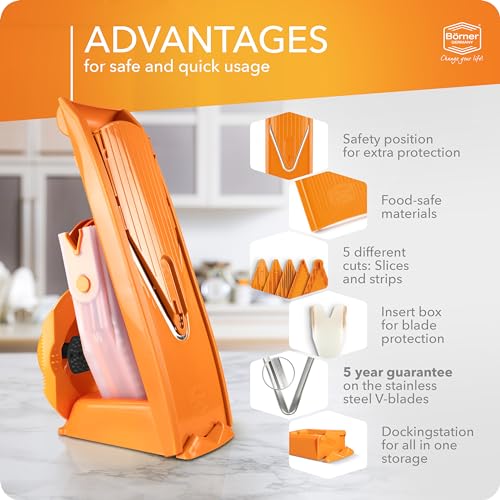 Mandoline Slicer V1 (3. Pro / Orange)