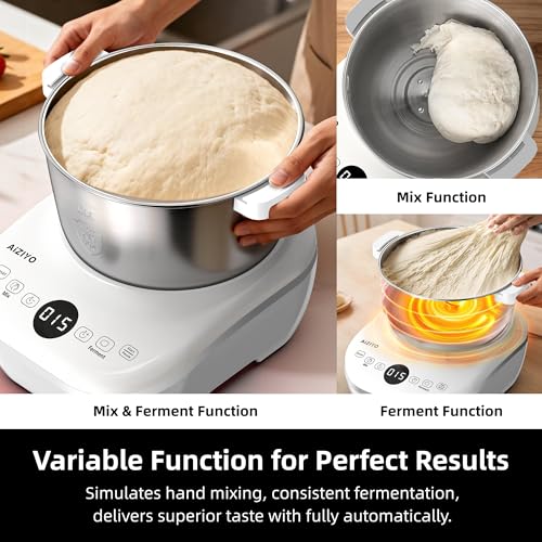 DoughChief 5.3QT Dough Mixer (White / 5.3 QT)