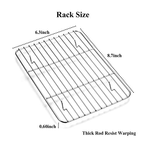 Baking Sheet & Rack Set [2 Sheets + 2 Racks]