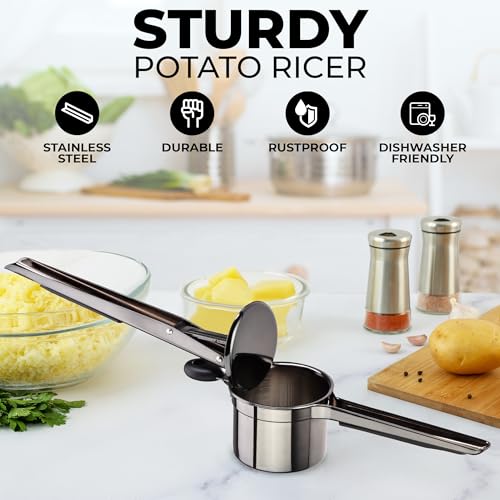 Potato Ricer Heavy Duty Stainless Steel Potato Masher