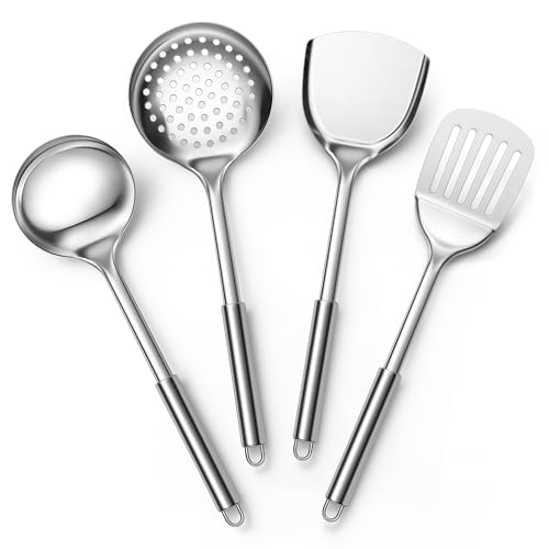 Stainless Steel Cooking Utensils Set of 4