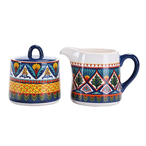 Ceramic Sugar and Creamer Set