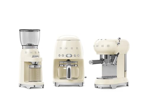 CGF11 Retro Style Coffee Grinder (8x7x11 / Cream)