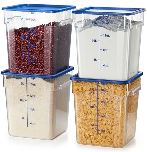 4 Pack Food Storage Container with Lid