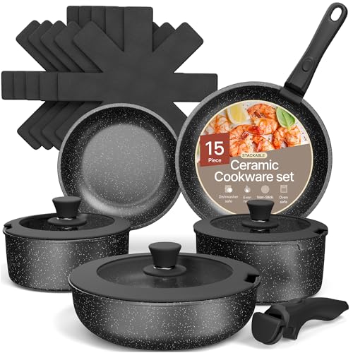 Bakken Ceramic Coated Aluminum Cookware Set