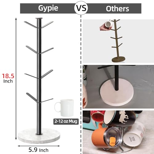 Mug Holder Tree with Marble Base