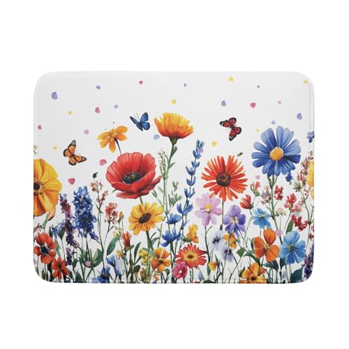 Dish Drying Mat Dishes Pad Absorbent Reversible Dish Drainer Mat Fast Dry Kitchen Counter Accessories