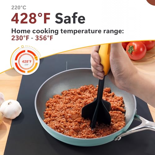 Li&Zhao Heat Resistant Meat Masher for Hamburger Meat