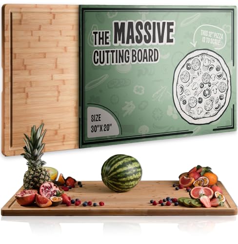 Extra Large Cutting Board for Kitchen 30 X 20 for Kitchens (30"L x 20"W)