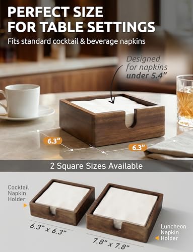 Acacia Napkin Holder