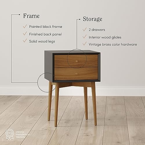 Wood Nightstand