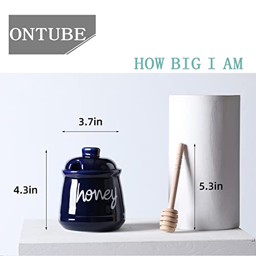 Honey Jar with Dipper and Lid