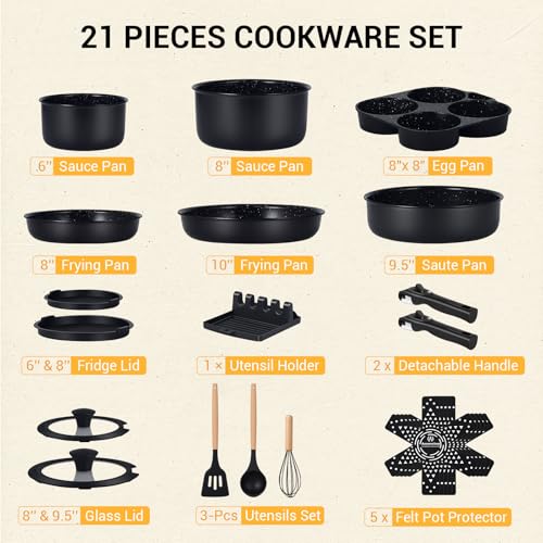 Pots and Pans Set Non Stick