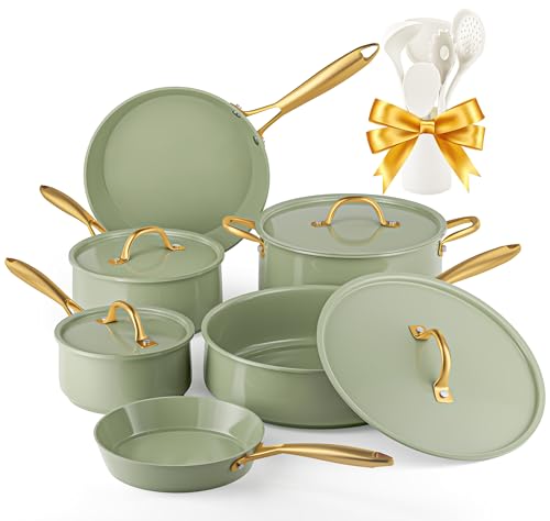 Pots and Pans Set Nonstick Kitchen Cookware Sets