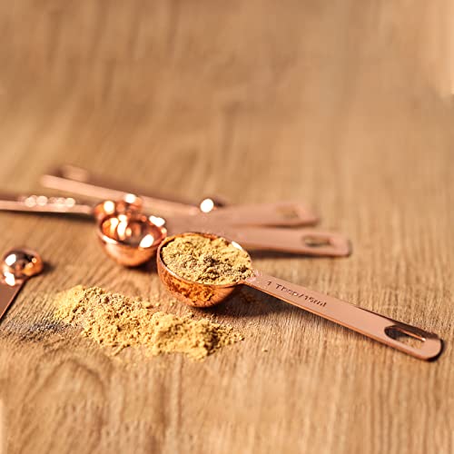 Measuring Spoon Set of 6 (D - Rose Gold / 6pcs)