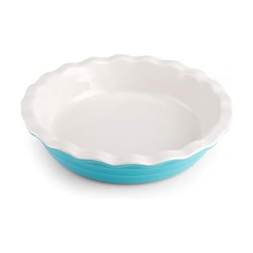 Bakers Advantage Durable Stoneware Ceramic Pie Dish
