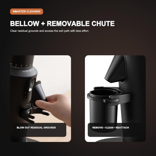 T64 Single Dose Coffee Grinder (Black)