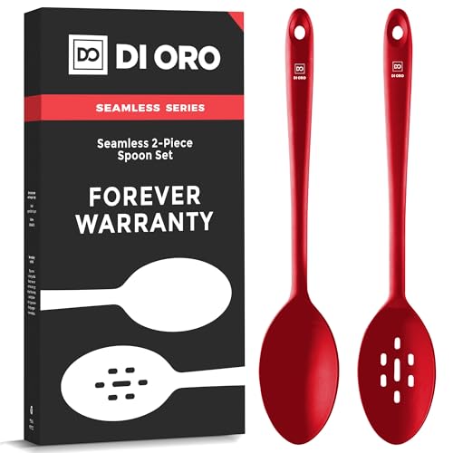 DI ORO 2 Piece Seamless Series Cooking Spoon Sets