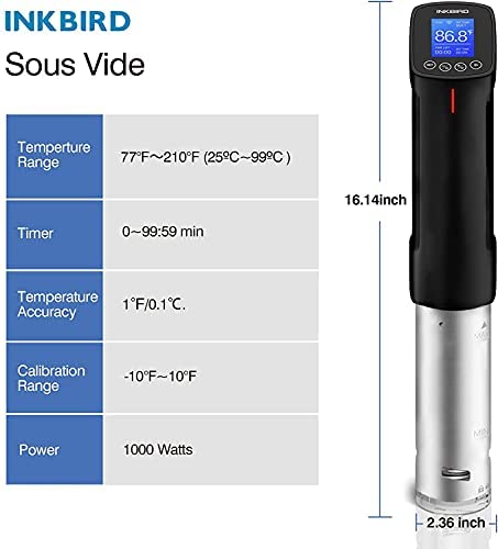 WIFI Sous Vide Cooker Bundle with Vacuum Sealer Machine