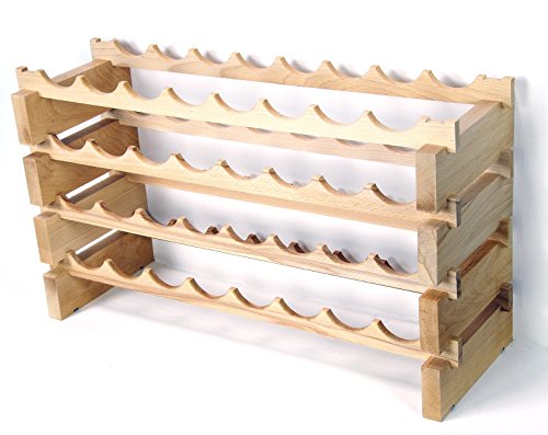 Modular Wine Rack Beechwood 32