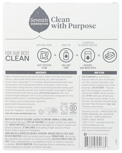 Power+ Dishwasher Detergent Packs for Sparkling Dishes