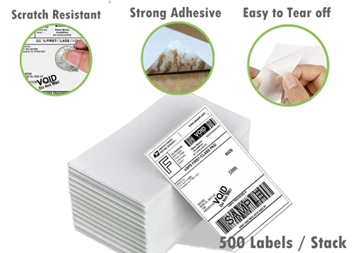 4 x 6 Thermal Shipping Labels