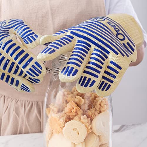 Oven Gloves Heat Resistant 540 Degrees Grilling Gloves