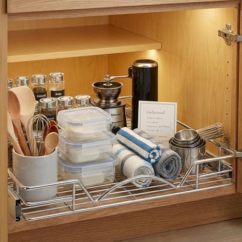 Hold N’ Storage Pull Out Cabinet Drawer Organizer