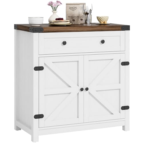 Farmhouse Coffee Bar Cabinet Sideboards
